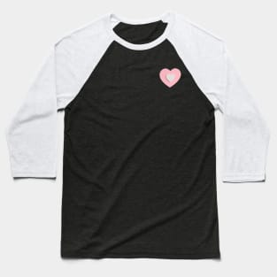 Little Pink Heart Baseball T-Shirt